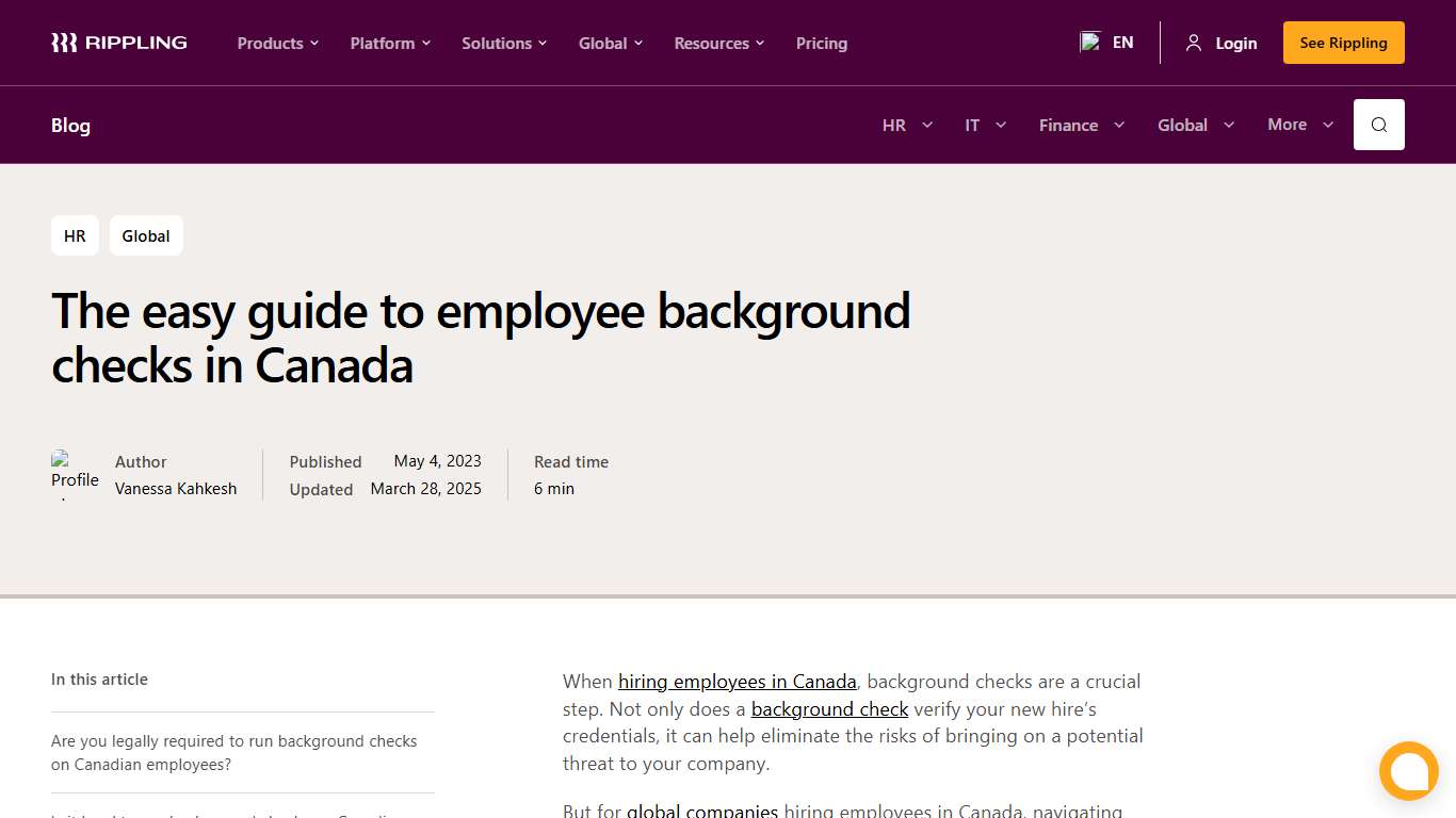 Easy Guide to Employee Background Checks in Canada